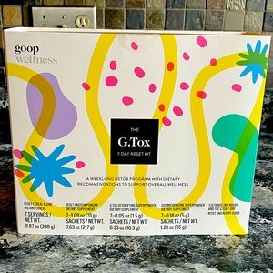 GOOP BEAUTY GTox 7 Day Reset Kit Retails $200 Brand New, Sealed Package!